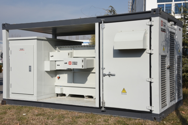 Integrated photo-voltaic combined substation